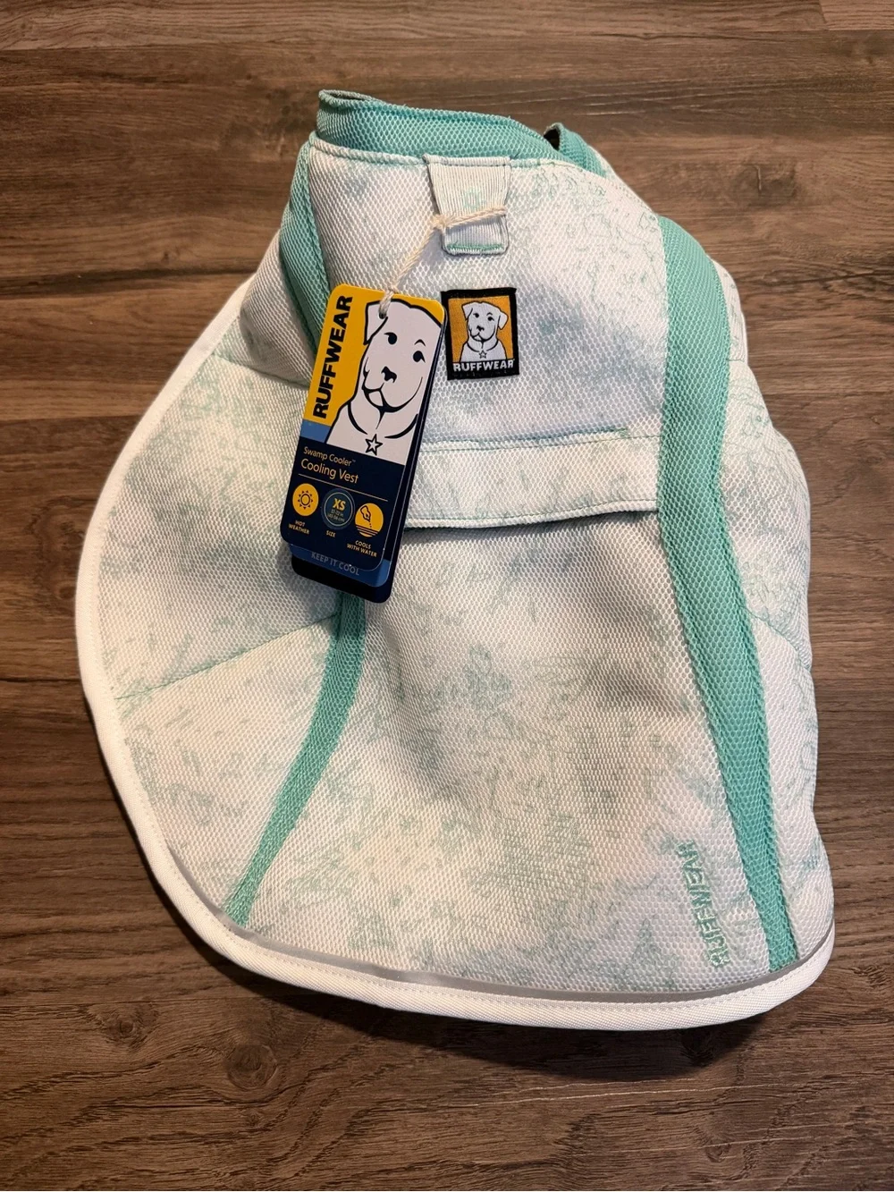 Ruffwear Swamp Cooler Dog Vest, Sage Green, XS